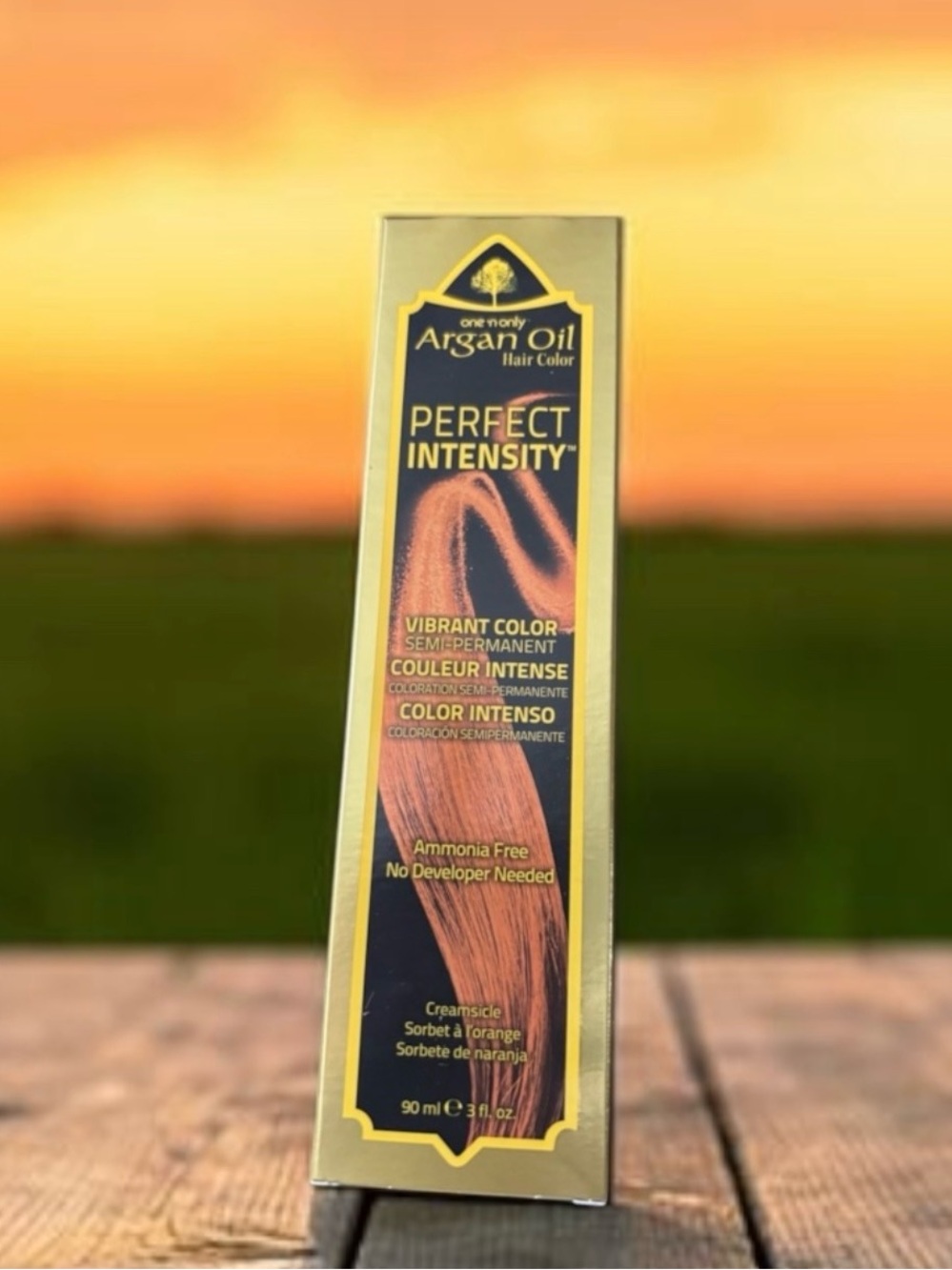 Argan Oil Perfect Intensity Semi-Permanent Hair Color - Creamsicle Orange
